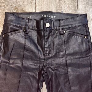 White House Black Market - The Skinny Ankle Chocolate Brown Coated Jean